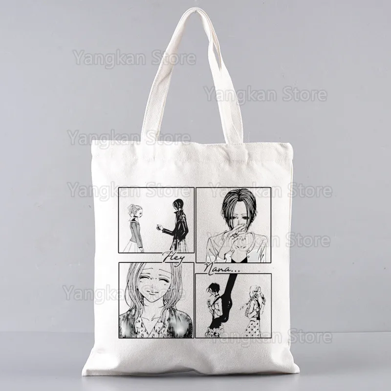Nana Anime Cartoon Printed Canvas Shoulder Bag Female Harajuku Funny Large-capacity Eco Environmental Shopper Bag
Nana Anime Cartoon Printed Canvas Shoulder Bag Female Harajuku Funny Large-capacity Eco Environmental Shopper Bag