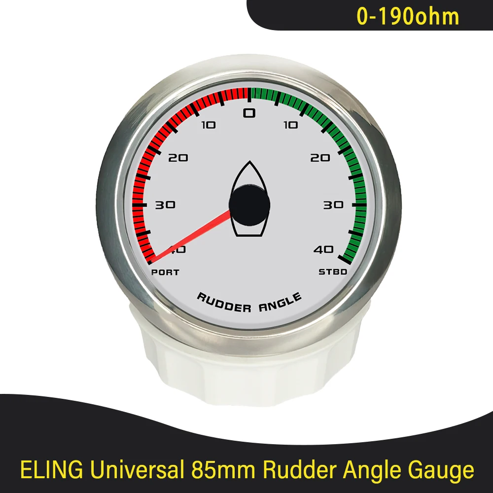 Marine 85mm Waterproof Rudder Angle Indicator Gauge Signal 0-190ohm with Sensor with Red Backlight 9-32V for Ships Boats Yacht
Marine 85mm Waterproof Rudder Angle Indicator Gauge Signal 0-190ohm with Sensor with Red Backlight 9-32V for Ships Boats Yacht