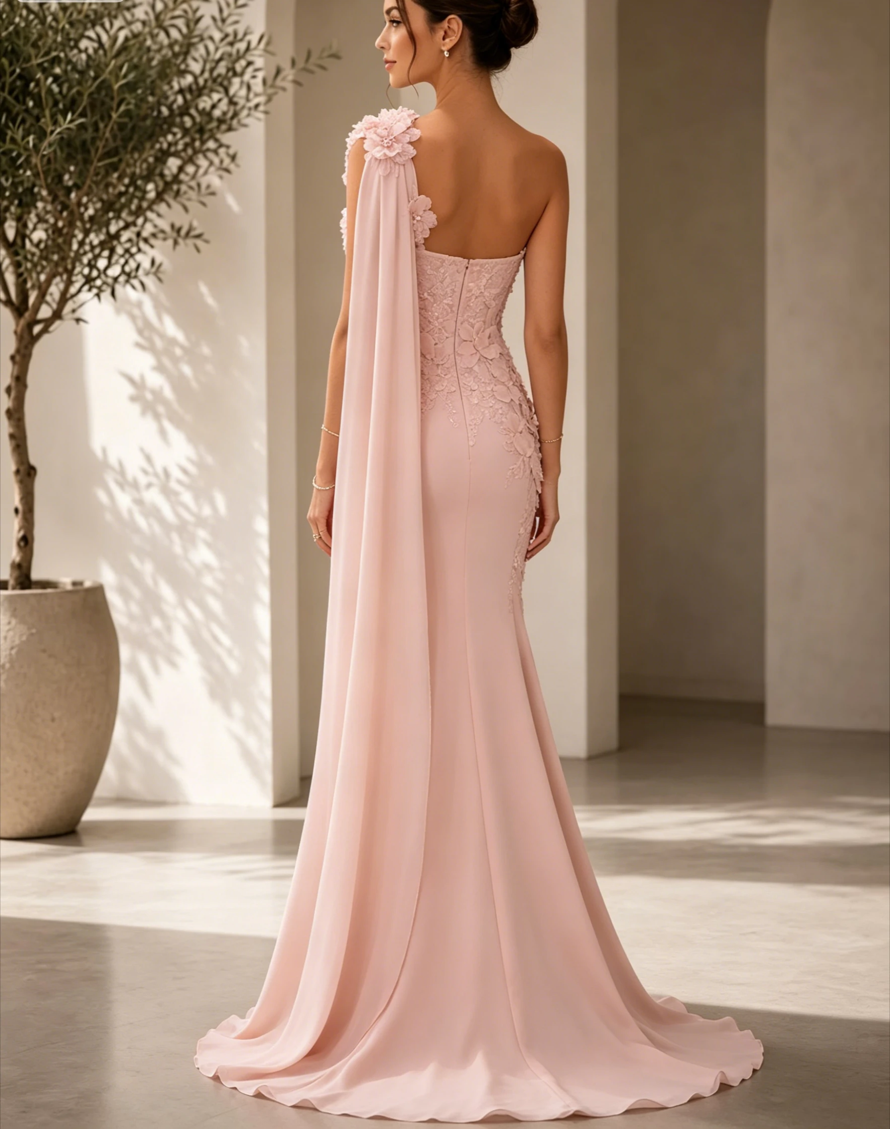 Customized Pink A-line Floor Length Party Dresses Women's Exquisite Appliques One Shoulder Sleeveless Prom Gowons Party Dress
Customized Pink A-line Floor Length Party Dresses Women's Exquisite Appliques One Shoulder Sleeveless Prom Gowons Party Dress