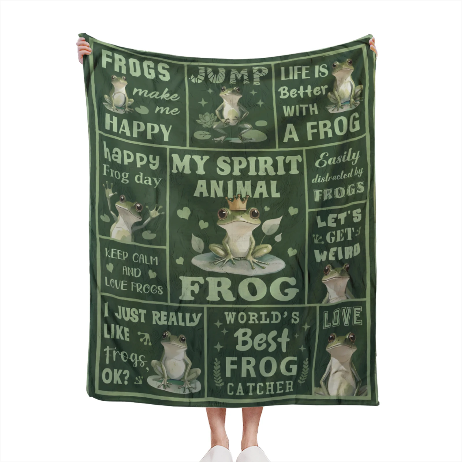 Frog Gifts Printing Blanket, Soft Comfortable Flannel Throw Blanket, Lightweight Quilt, Suitable for Women, Boys, Girls, Adults Gift Blanket
Frog Gifts Printing Blanket, Soft Comfortable Flannel Throw Blanket, Lightweight Quilt, Suitable for Women, Boys, Girls, Adults Gift Blanket
