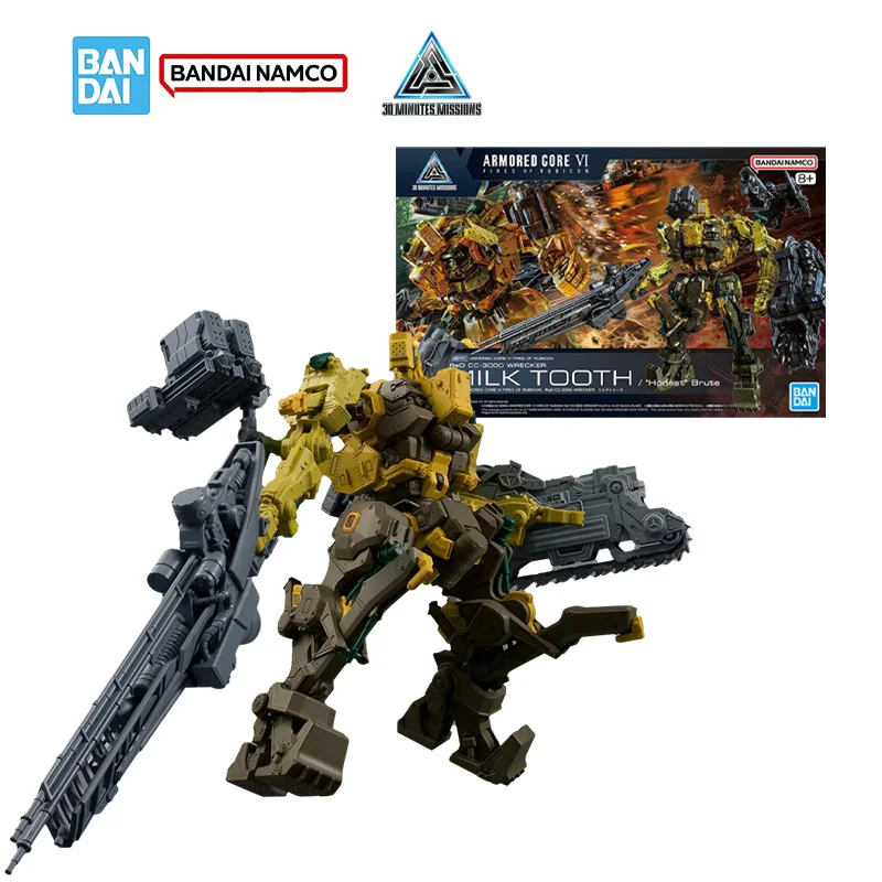 Bandai Original Genuine Figure Armored Core 6 Model Kit 30MM Milk Tooth Collection Action Figure Model for Children's Toys Gifts
Bandai Original Genuine Figure Armored Core 6 Model Kit 30MM Milk Tooth Collection Action Figure Model for Children's Toys Gifts