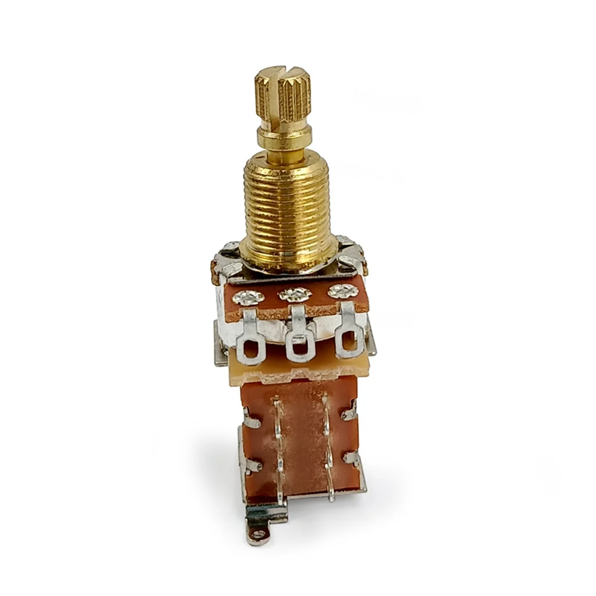 1Pcs Guitar Push/Push Potentiometer Short Shaft Push Push Potentiometer Electric Guitar Pot A500K for Guitar Bass Parts-AA85
1Pcs Guitar Push/Push Potentiometer Short Shaft Push Push Potentiometer Electric Guitar Pot A500K for Guitar Bass Parts-AA85