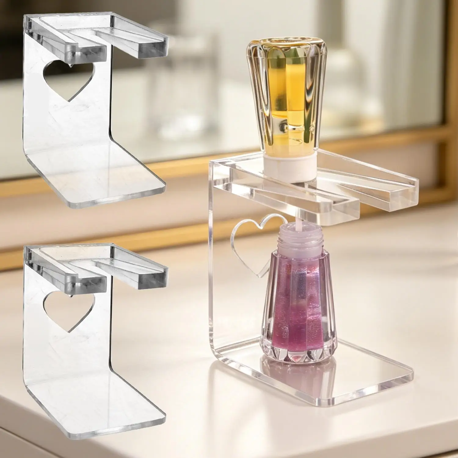 Nail Polish Inversion Stand Transparent Storage Display Stand Heart Design Nail Polish Bottle Holder Nail Art Tool Accessories
Nail Polish Inversion Stand Transparent Storage Display Stand Heart Design Nail Polish Bottle Holder Nail Art Tool Accessories