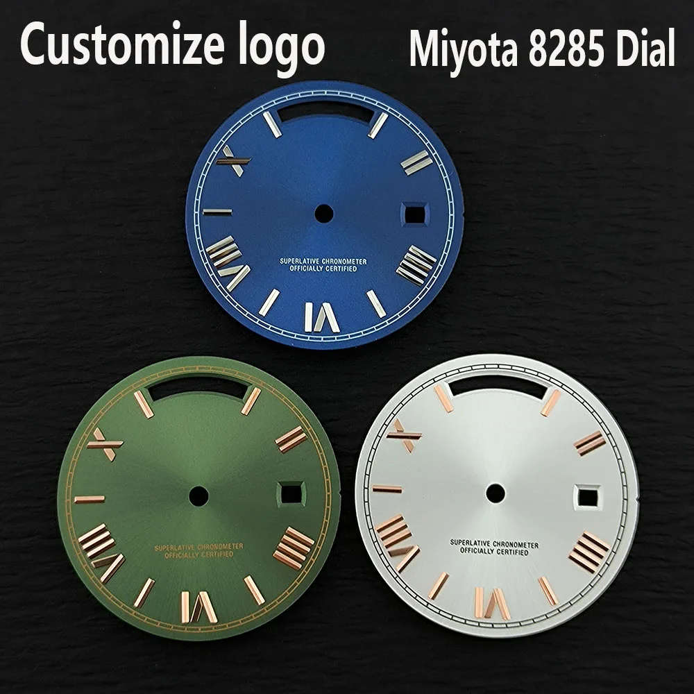 Miyota 8285 Man's Watch dial Customize logo dial 31mm dial suitable for miyota 8285 movement watch accessories repair tool
Miyota 8285 Man's Watch dial Customize logo dial 31mm dial suitable for miyota 8285 movement watch accessories repair tool