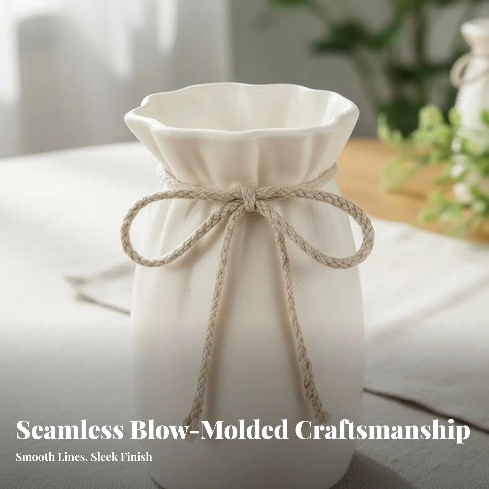 Imitation Ceramic Vase Shatterproof Plastic Flower Vase Lightweight for Desktop
Imitation Ceramic Vase Shatterproof Plastic Flower Vase Lightweight for Desktop