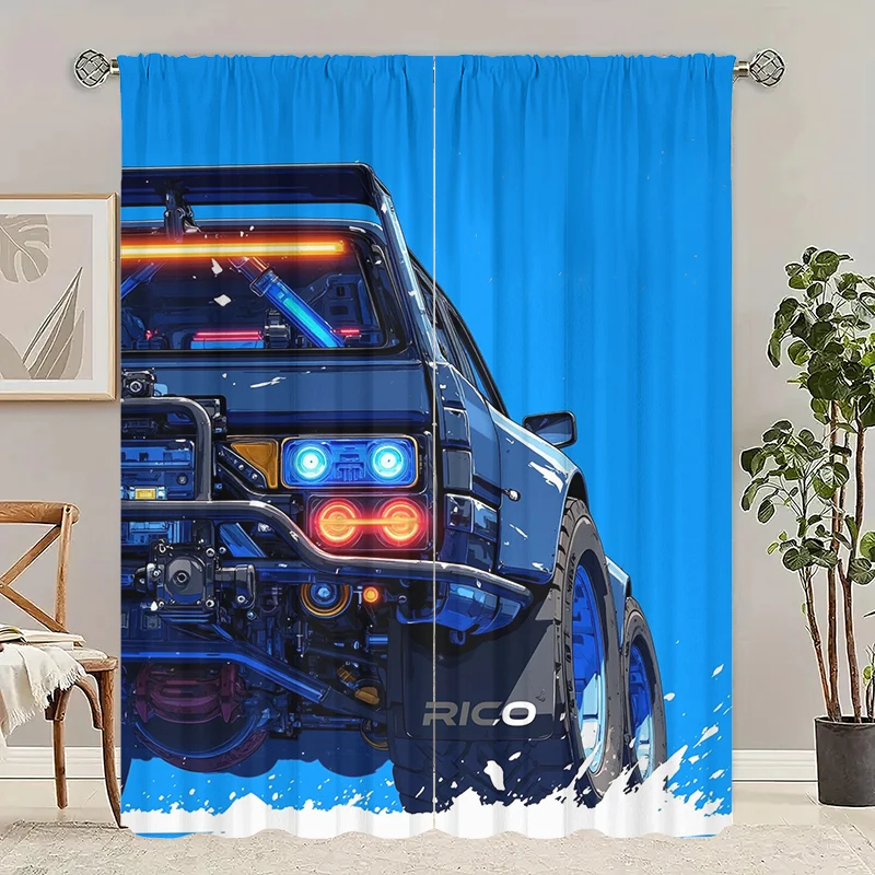 2Pcs- Rally Car - Printed curtain -100% polyester material, suitable for bedroom curtains and living room decoration;
2Pcs- Rally Car - Printed curtain -100% polyester material, suitable for bedroom curtains and living room decoration;