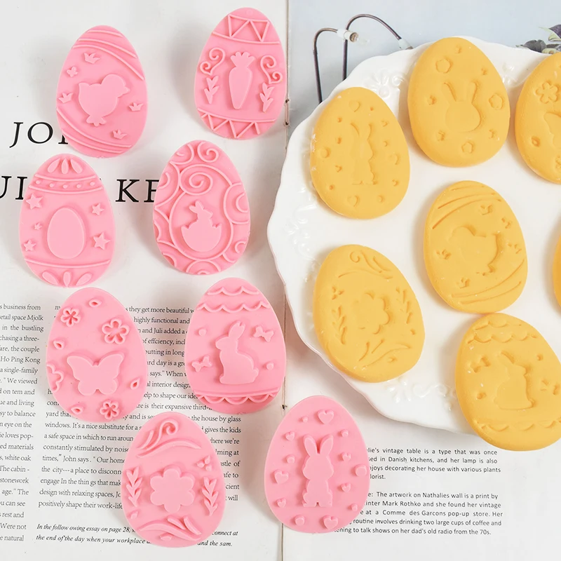 10pcs/set DIY Easter Egg Cookie Stamps Tool Plastic Cookie Cutter Cake Decor Baking Mold Handmade Dessert Kitchen Accessories
10pcs/set DIY Easter Egg Cookie Stamps Tool Plastic Cookie Cutter Cake Decor Baking Mold Handmade Dessert Kitchen Accessories