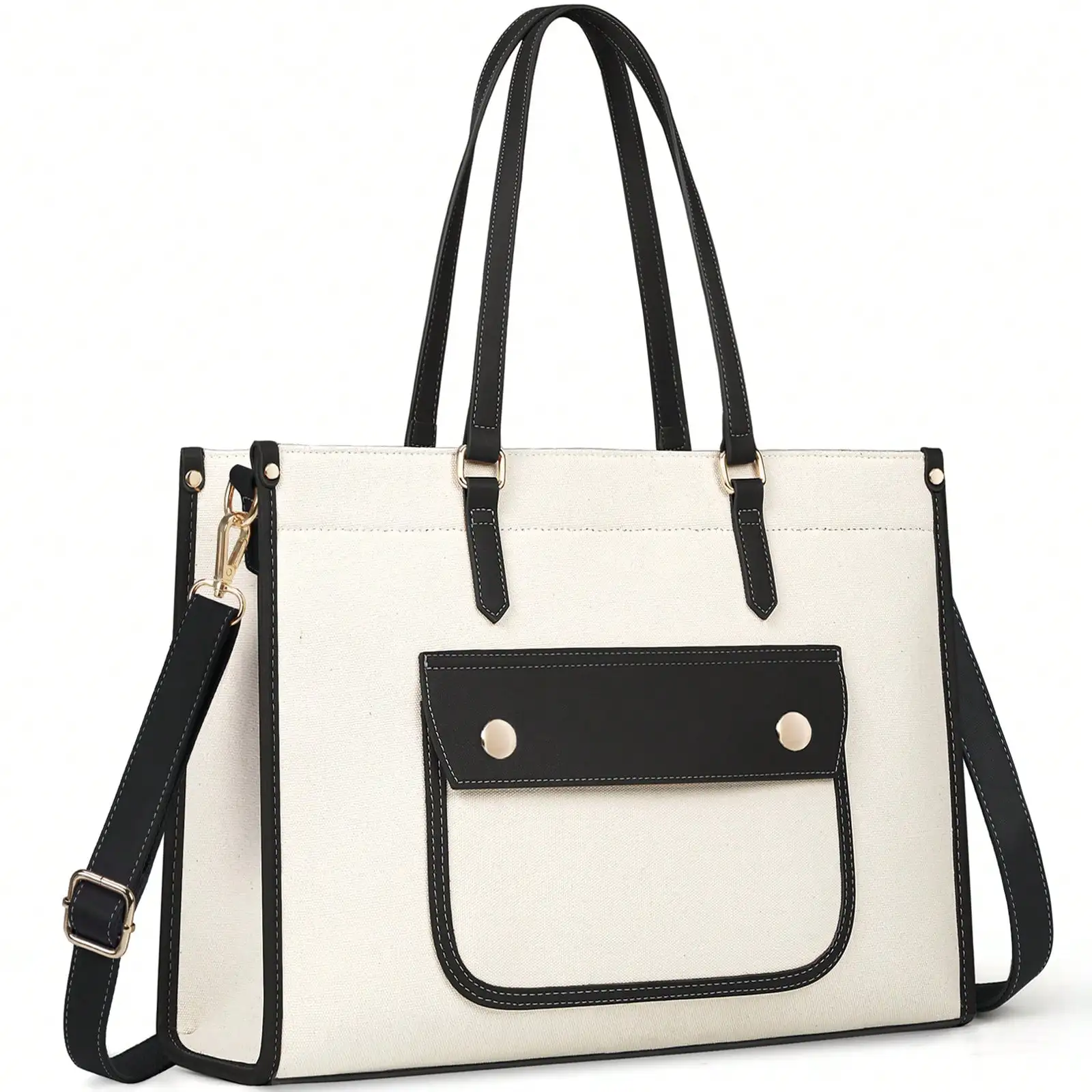 Laptop Bag For Women 15.6 Inch Canvas Tote Bag Water Resistant Large Capacity Work Bags Lightweight Office Briefcase Business Co
Laptop Bag For Women 15.6 Inch Canvas Tote Bag Water Resistant Large Capacity Work Bags Lightweight Office Briefcase Business Co