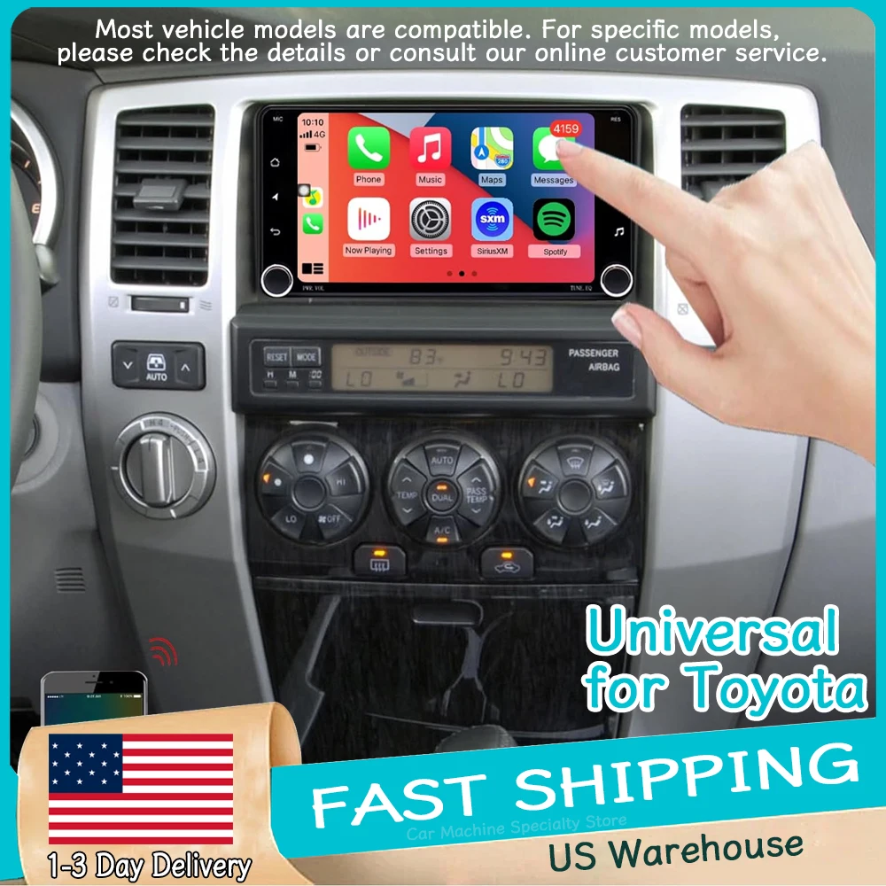 7''Car Stereo Radio Android15 GPS Navigation for Toyota with Carplay and Android Auto SWC AHD Camera Microphone 2+64G
7''Car Stereo Radio Android15 GPS Navigation for Toyota with Carplay and Android Auto SWC AHD Camera Microphone 2+64G