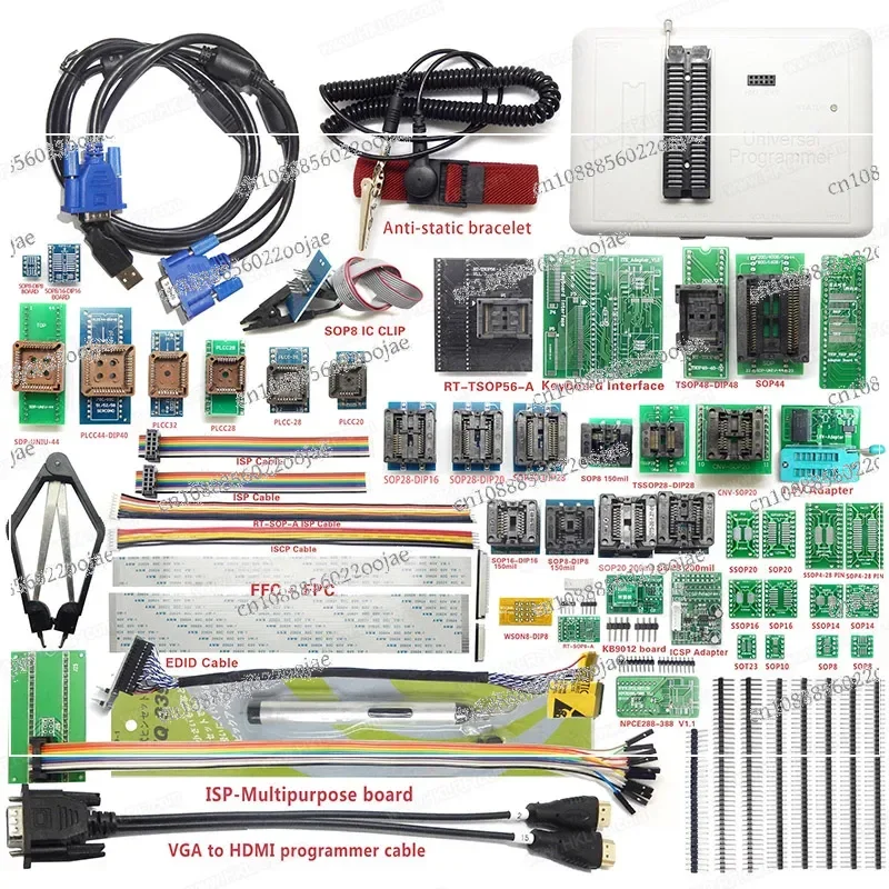 Wholesale RT809H EMMC USB Universal programmer + 51 socket adapter TSOP48 Socket BGA burning seat
Wholesale RT809H EMMC USB Universal programmer + 51 socket adapter TSOP48 Socket BGA burning seat
