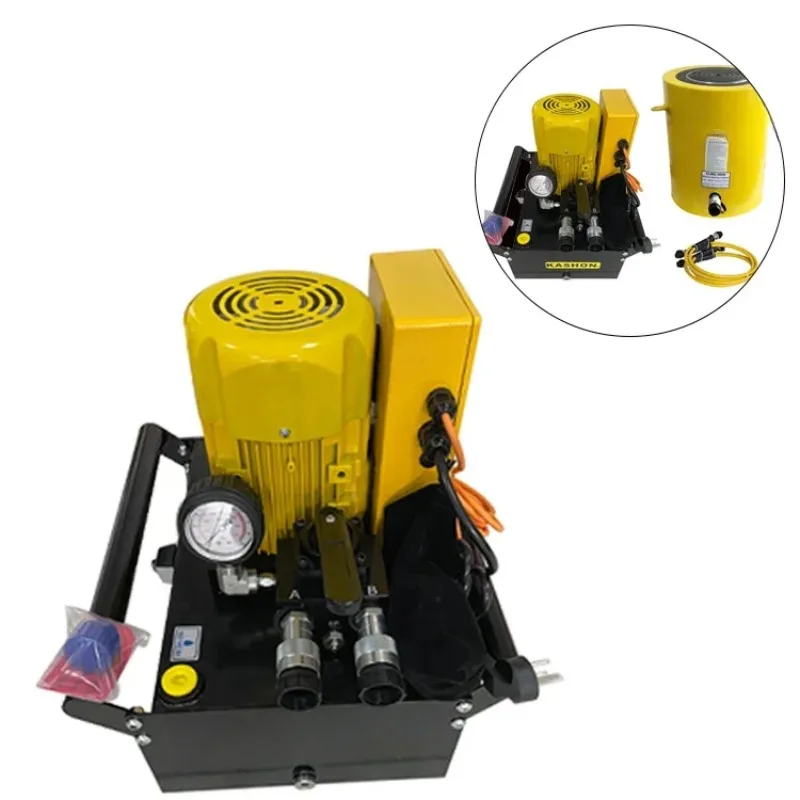 KHE-4DM 700 Bar 220V Double Acting Two Stage Electric High Pressure Oil Pump Hydraulic Power Pack
KHE-4DM 700 Bar 220V Double Acting Two Stage Electric High Pressure Oil Pump Hydraulic Power Pack