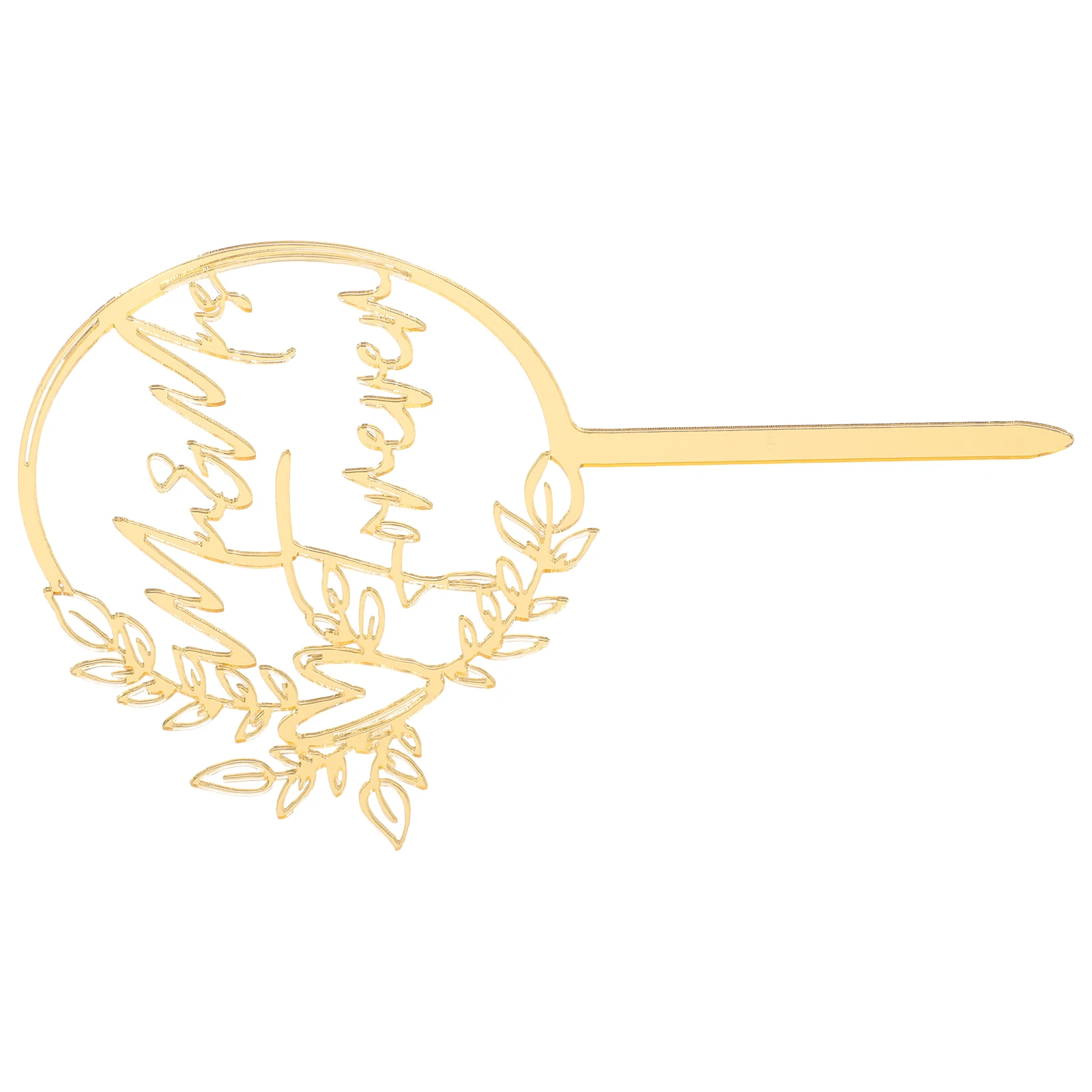 5pcs Acrylic Cake Toppers Elegant Golden Mr Mrs Wedding Bridal Shower Decorations Reusable Romantic Event Cake Picks
5pcs Acrylic Cake Toppers Elegant Golden Mr Mrs Wedding Bridal Shower Decorations Reusable Romantic Event Cake Picks