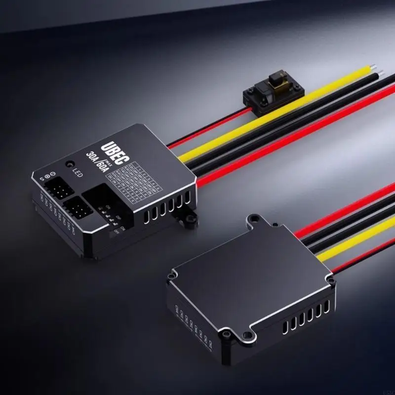 U55C 30A HV UBEC 3-18S 9-80V Input Adjustable 5.2/6/7.4/8.4/9/12V Output 8 Channel Outputs Aluminum Case For Remote Model
U55C 30A HV UBEC 3-18S 9-80V Input Adjustable 5.2/6/7.4/8.4/9/12V Output 8 Channel Outputs Aluminum Case For Remote Model