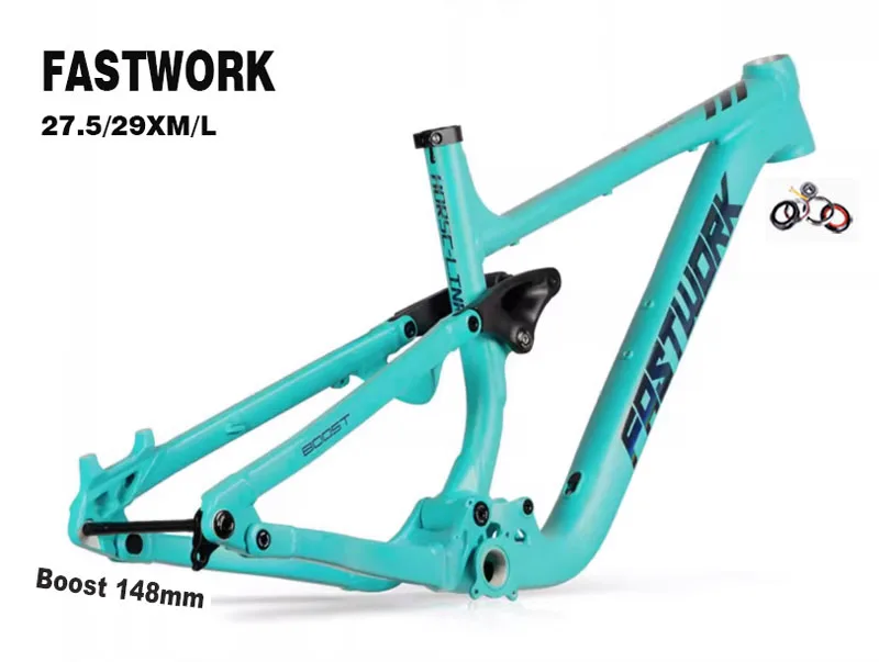 Fastwork-Bicycle Soft Tail Frame, Mountain 4 Links, Full Suspension, Aluminium, MTB, DH Downhill, 29/27.5 Boost, 148mm EU Stock
Fastwork-Bicycle Soft Tail Frame, Mountain 4 Links, Full Suspension, Aluminium, MTB, DH Downhill, 29/27.5 Boost, 148mm EU Stock