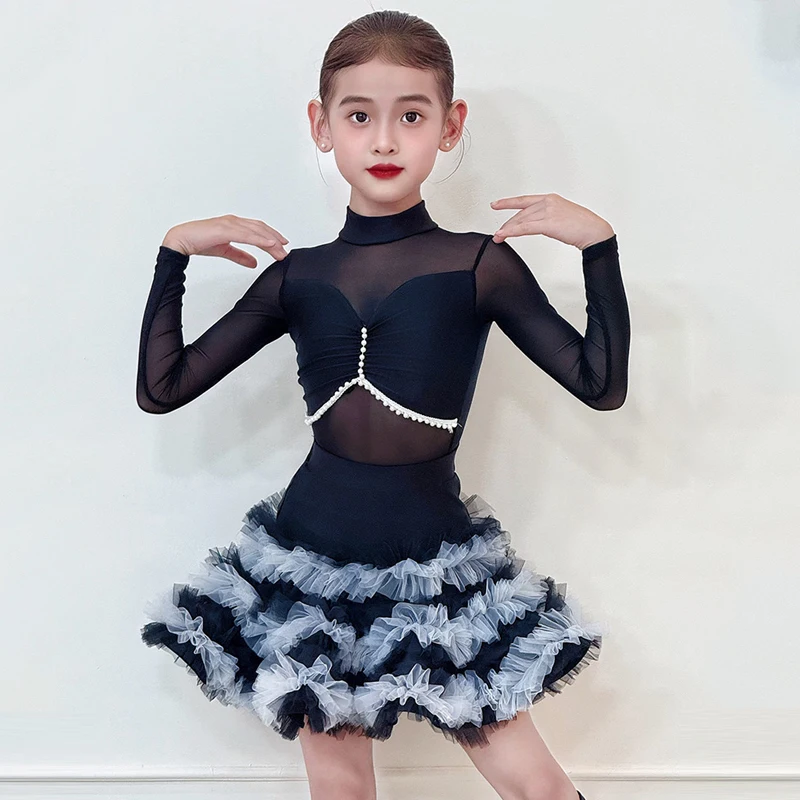 Детские платья для соревнований по латинским танцам, платье для бальных танцев с длинными рукавами для девочек, детский танцевальный костюм SL14444
Детские платья для соревнований по латинским танцам, платье для бальных танцев с длинными рукавами для девочек, детский танцевальный костюм SL14444