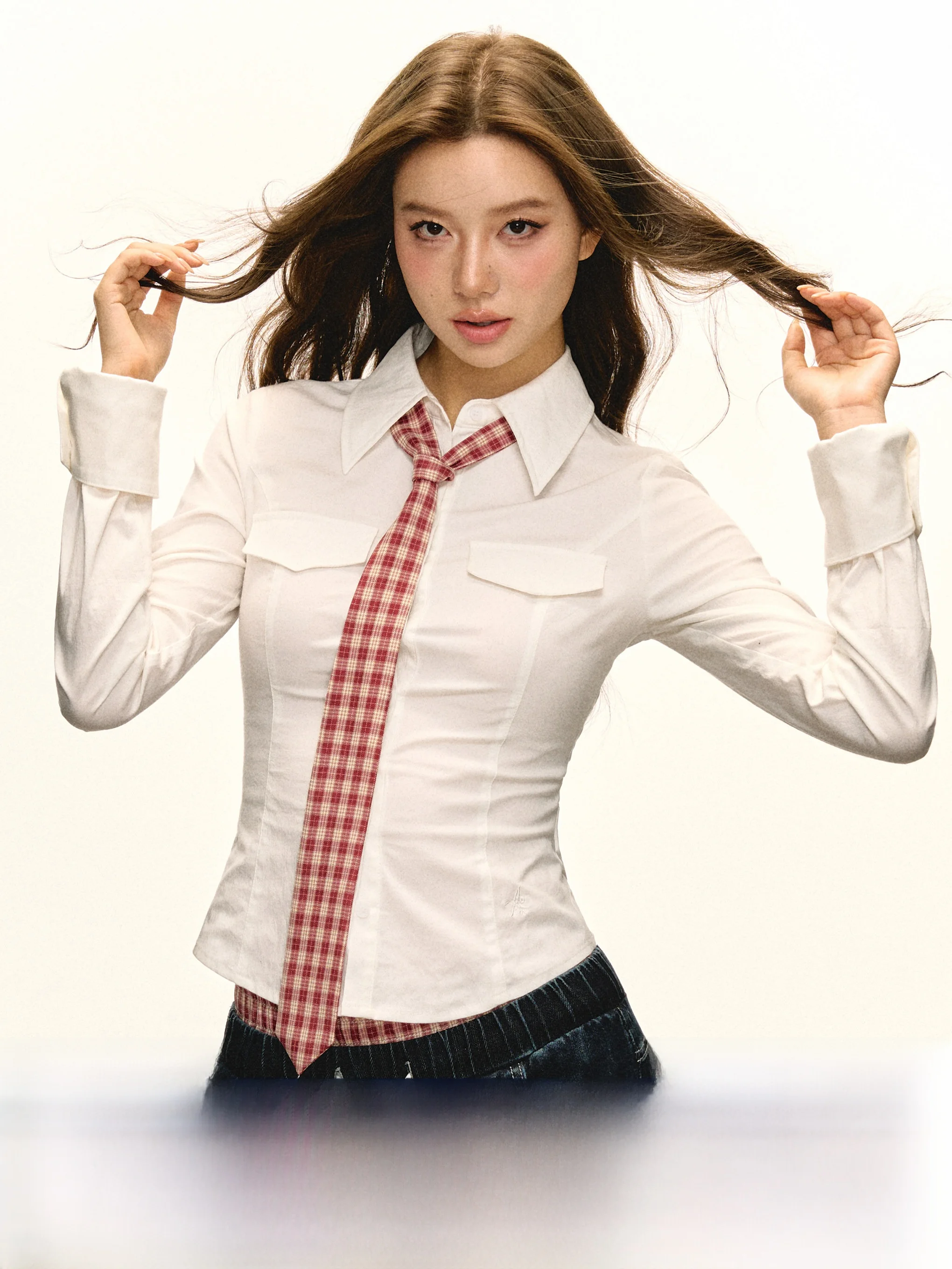 Ariseism: Новинка! Женская рубашка в американском ретро-стиле с длинным рукавом, приталенная, универсальная, осенне-зимняя, уличный стиль, из смесового хлопка.
Ariseism: Новинка! Женская рубашка в американском ретро-стиле с длинным рукавом, приталенная, универсальная, осенне-зимняя, уличный стиль, из смесового хлопка.