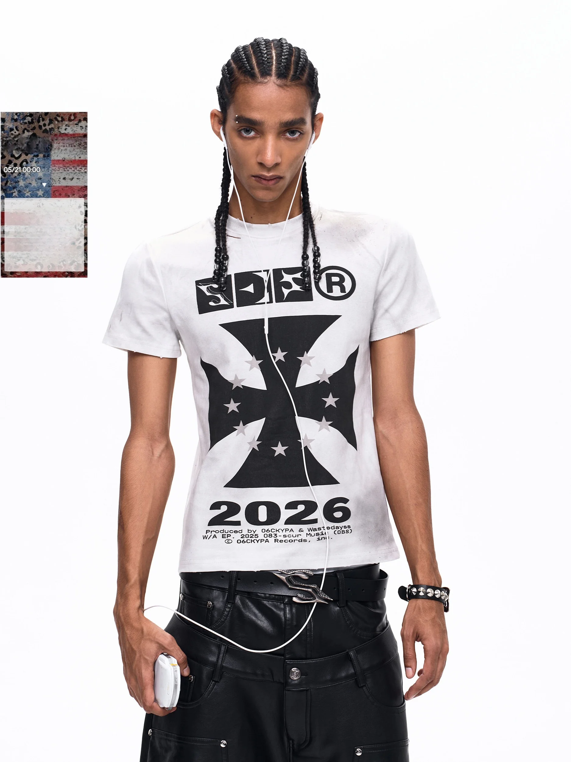 Visual Style Cross Letter Print T-Shirt Slim Fit Short Sleeve Unisex Cotton Punk Rock T-Shirt Youth Fashion Summer Tee
Visual Style Cross Letter Print T-Shirt Slim Fit Short Sleeve Unisex Cotton Punk Rock T-Shirt Youth Fashion Summer Tee