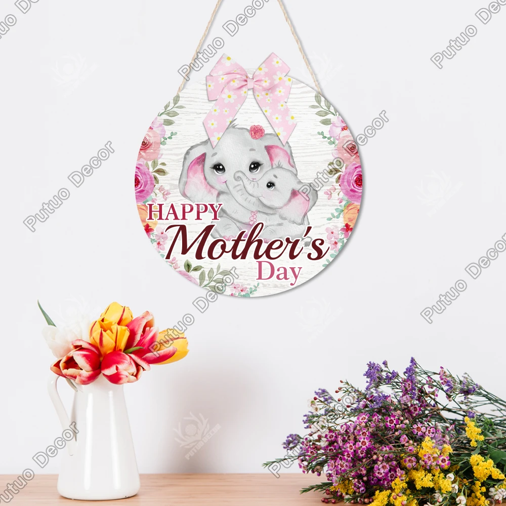 Putuo Decor 1pc Round Wooden Hanging Sign, Happy Mother's Day, Wall Art Decor for Home Farmhouse Living Room, Mother's Day Gifts
Putuo Decor 1pc Round Wooden Hanging Sign, Happy Mother's Day, Wall Art Decor for Home Farmhouse Living Room, Mother's Day Gifts