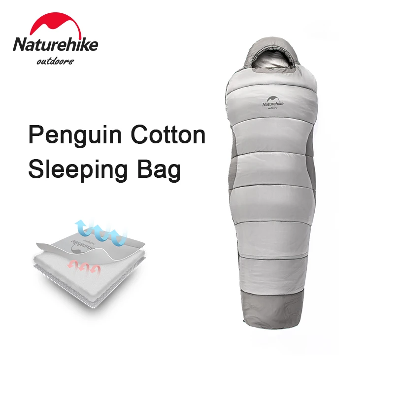 Naturehike Penguin Cotton Portable Ultra-light Adult Camping Sleeping Bag Thickened Winter Warmth Soft And Washable
Naturehike Penguin Cotton Portable Ultra-light Adult Camping Sleeping Bag Thickened Winter Warmth Soft And Washable