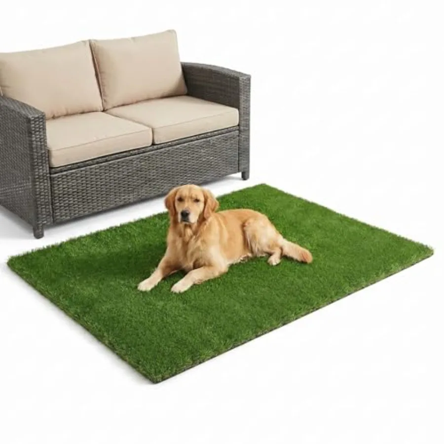 Artificial Grass Rug, 1.38" Extra Thick Realistic Fake Grass Turf for Patio Deck Balcony, Cuttable Outdoor Grass Carpet with Dr
Artificial Grass Rug, 1.38" Extra Thick Realistic Fake Grass Turf for Patio Deck Balcony, Cuttable Outdoor Grass Carpet with Dr