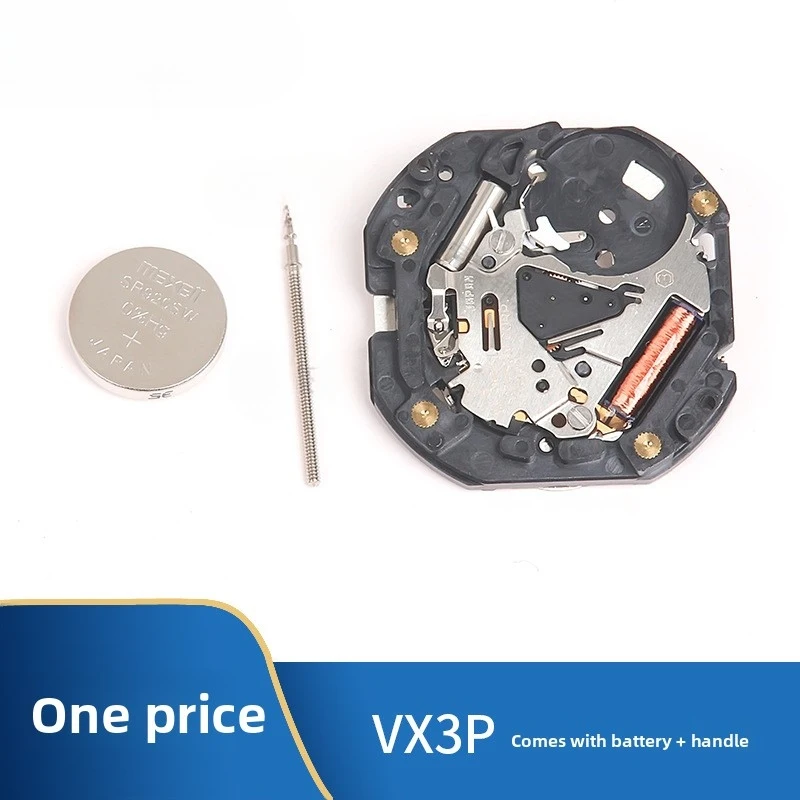 New Trendy VX3P Quartz Watch Single Calendar Movement Repair Parts Replacement Of Quartz Watch Movement With Battery Mainspring
New Trendy VX3P Quartz Watch Single Calendar Movement Repair Parts Replacement Of Quartz Watch Movement With Battery Mainspring