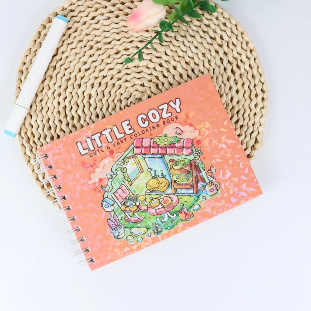 LITTLE COZY adult coloring book, leisure space theme design, perfect gift for Mother's Day and birthday
LITTLE COZY adult coloring book, leisure space theme design, perfect gift for Mother's Day and birthday