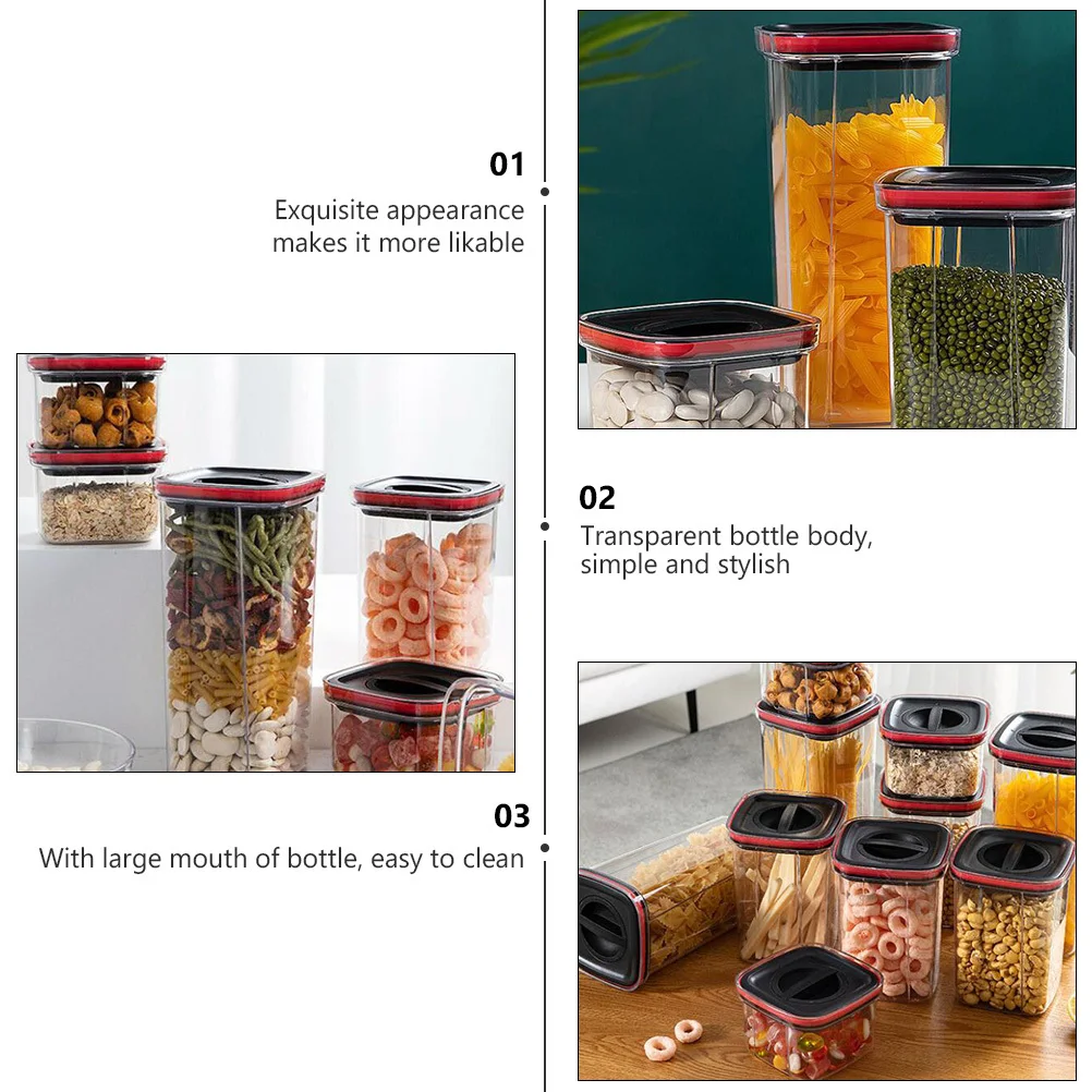 1Pcs Plastic Sealed Can Large Capacity Milk Powder Coffee Storage Container 1300ml Snack Cereal Bottle Food Grade Transparent
1Pcs Plastic Sealed Can Large Capacity Milk Powder Coffee Storage Container 1300ml Snack Cereal Bottle Food Grade Transparent