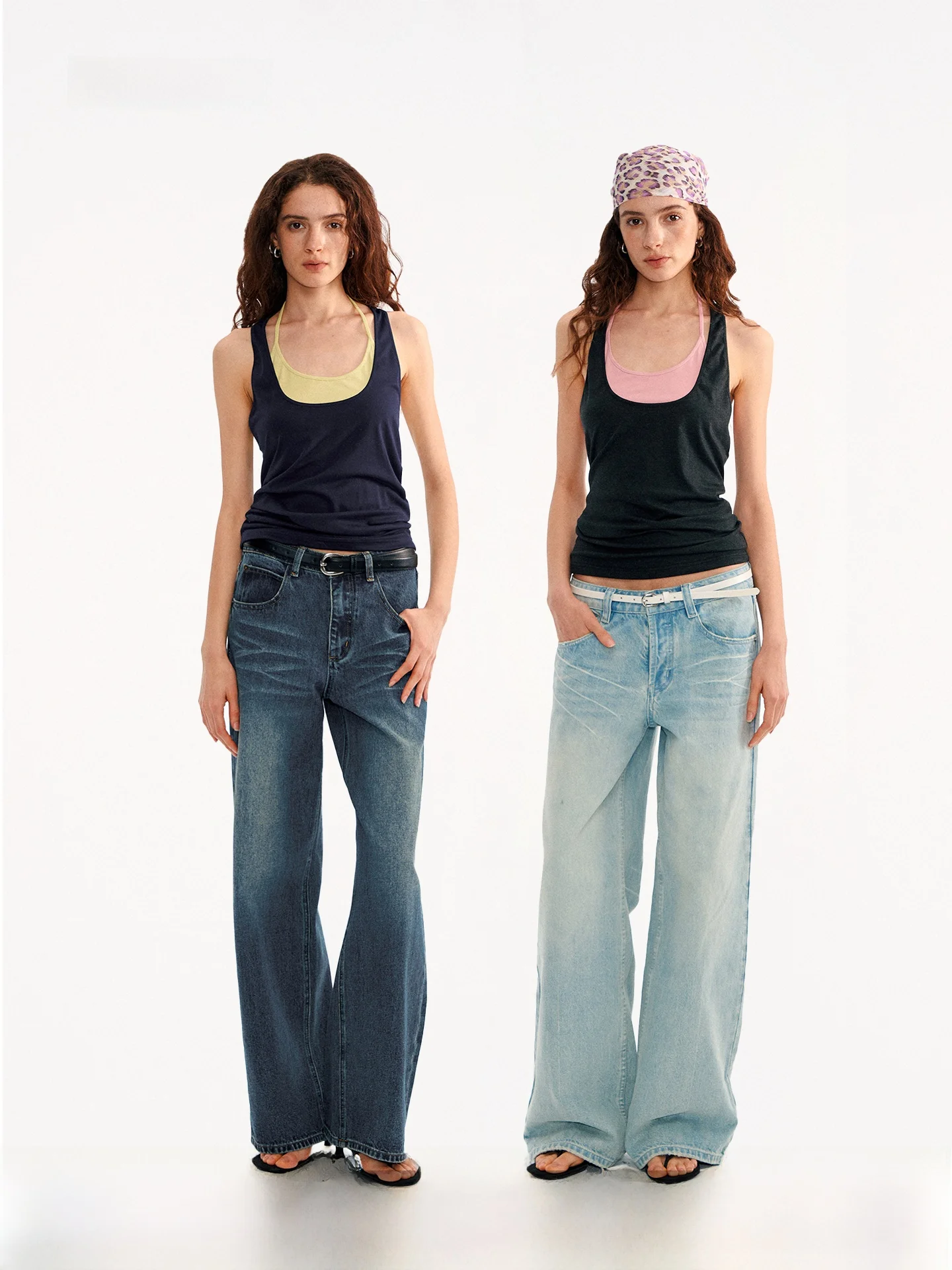Muse Naps Neck Hanging Workwear Tank Top Color Block Slim Fit Sleeveless Inner And Outer Wear U-Neck Short Length Women's Vest
Muse Naps Neck Hanging Workwear Tank Top Color Block Slim Fit Sleeveless Inner And Outer Wear U-Neck Short Length Women's Vest