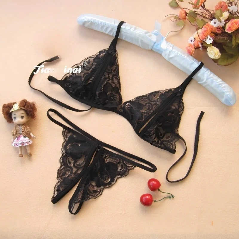 Sexy Lace Transparent Open-Crotch Bodysuit Women's Lingerie Set Erotic 3-Point Style Underwear
Sexy Lace Transparent Open-Crotch Bodysuit Women's Lingerie Set Erotic 3-Point Style Underwear