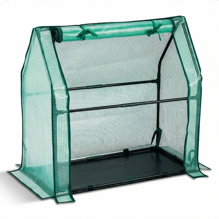 Mini Greenhouse with PE Cover, Indoor Outdoor Plant Gardening Green House for Garden Backyard, 36*18*33in, Green
Mini Greenhouse with PE Cover, Indoor Outdoor Plant Gardening Green House for Garden Backyard, 36*18*33in, Green