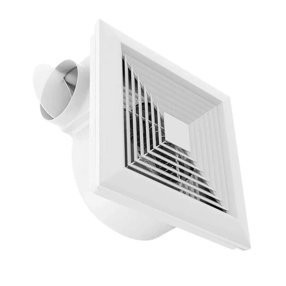 Ceiling Mounted Ventilation Fan with 110 CFM Output for Removing Steam and Excess Moisture from Interior Living Spaces
Ceiling Mounted Ventilation Fan with 110 CFM Output for Removing Steam and Excess Moisture from Interior Living Spaces