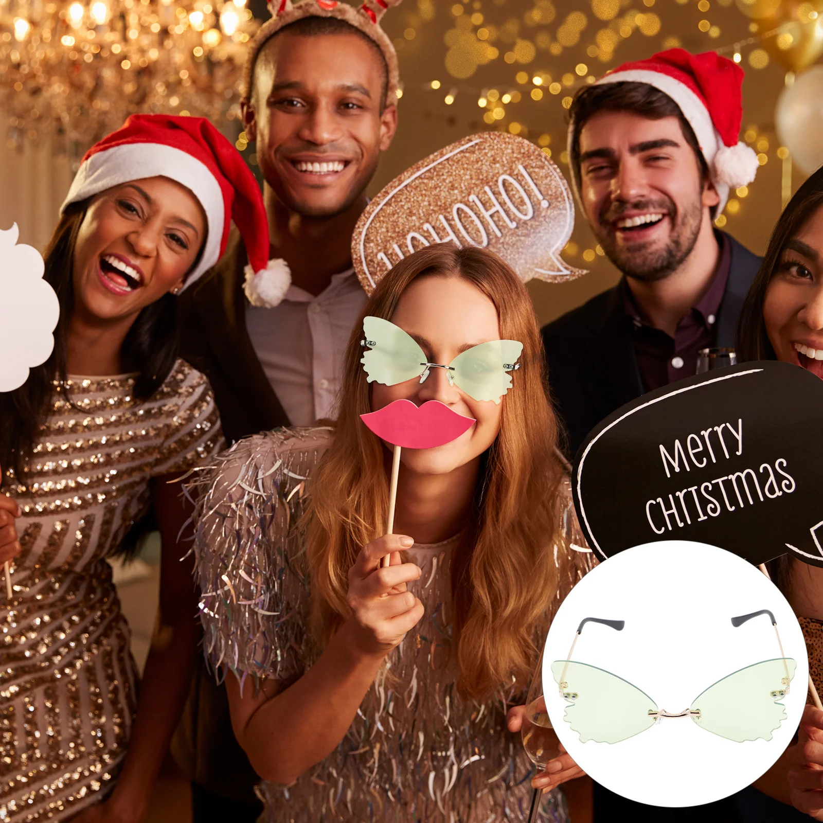 Butterflies Sunglasses Rimless Stylish Fashion Party Sunglasses Photo Props Fun Glasses for Women Teens Cool Trendy Fairy
Butterflies Sunglasses Rimless Stylish Fashion Party Sunglasses Photo Props Fun Glasses for Women Teens Cool Trendy Fairy