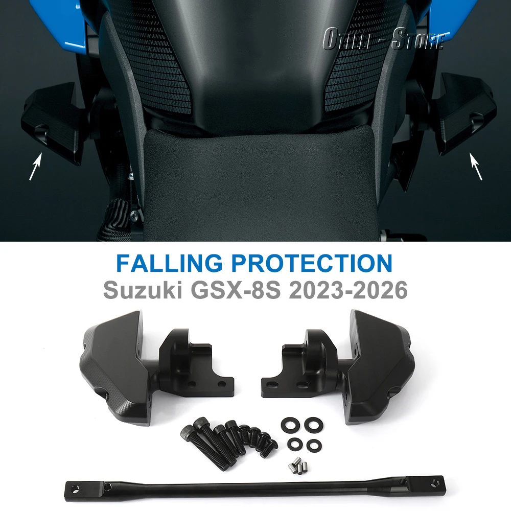 Motorcycle Falling Protection Frame Slider Fairing Guard Crash Pad Protector Kit Fit For Suzuki GSX-8S GSX 8S GSX8S 2023-2026
Motorcycle Falling Protection Frame Slider Fairing Guard Crash Pad Protector Kit Fit For Suzuki GSX-8S GSX 8S GSX8S 2023-2026