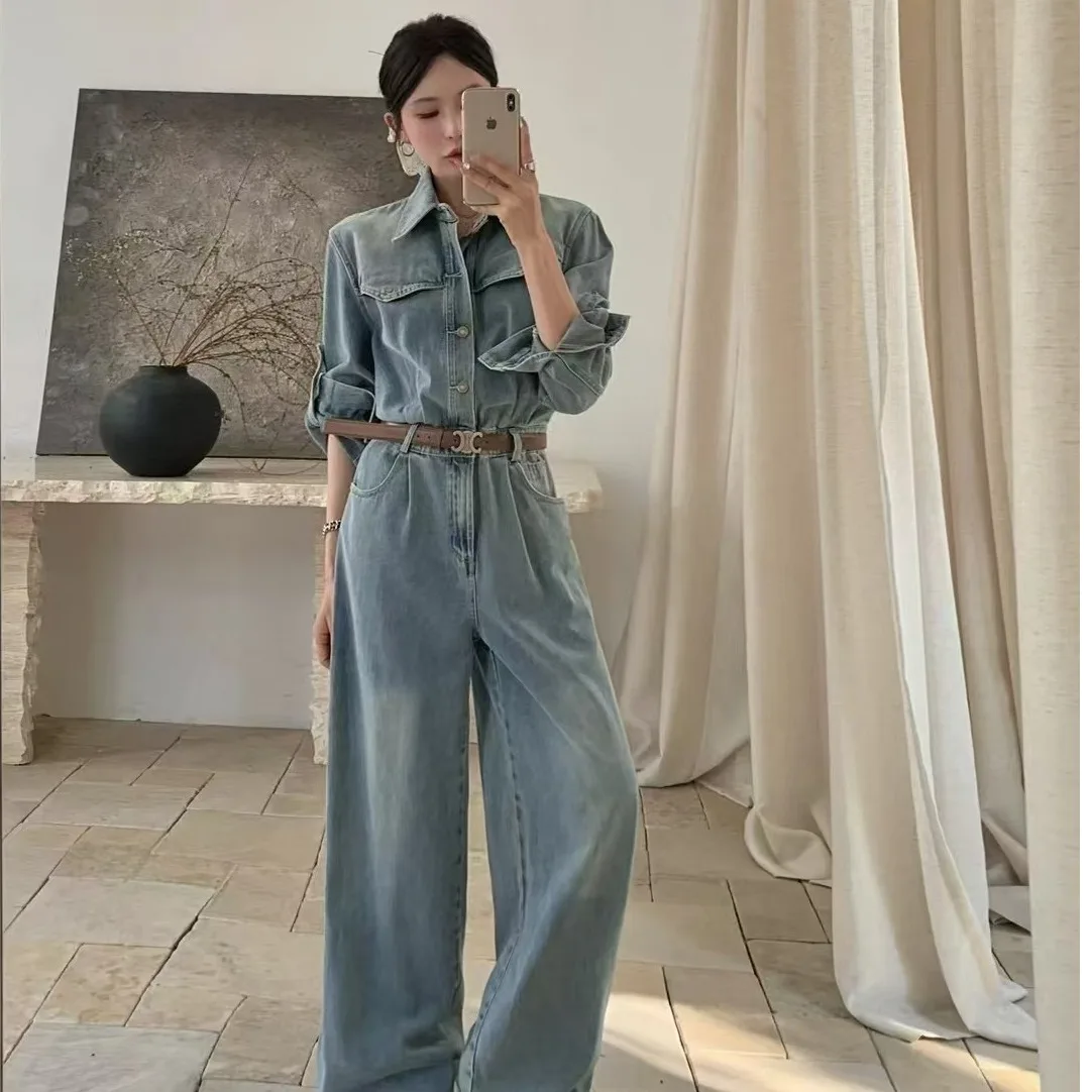 Spring Early Faionable Hong Kong Sle Women's Denim Rer High Waist Wide Leg Pants Slimming Effect Cotton Blend
Spring Early Faionable Hong Kong Sle Women's Denim Rer High Waist Wide Leg Pants Slimming Effect Cotton Blend