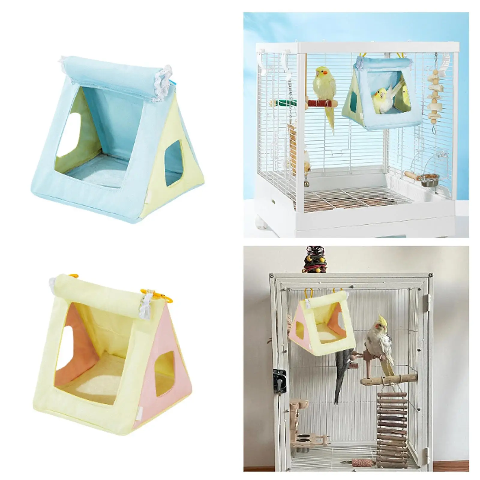 Bird Nest House Bird Bed, Hanging Hammock All Seasons Use Comfortable Parrot Tent Hut for Lovebirds Cockatiels Small Animals
Bird Nest House Bird Bed, Hanging Hammock All Seasons Use Comfortable Parrot Tent Hut for Lovebirds Cockatiels Small Animals