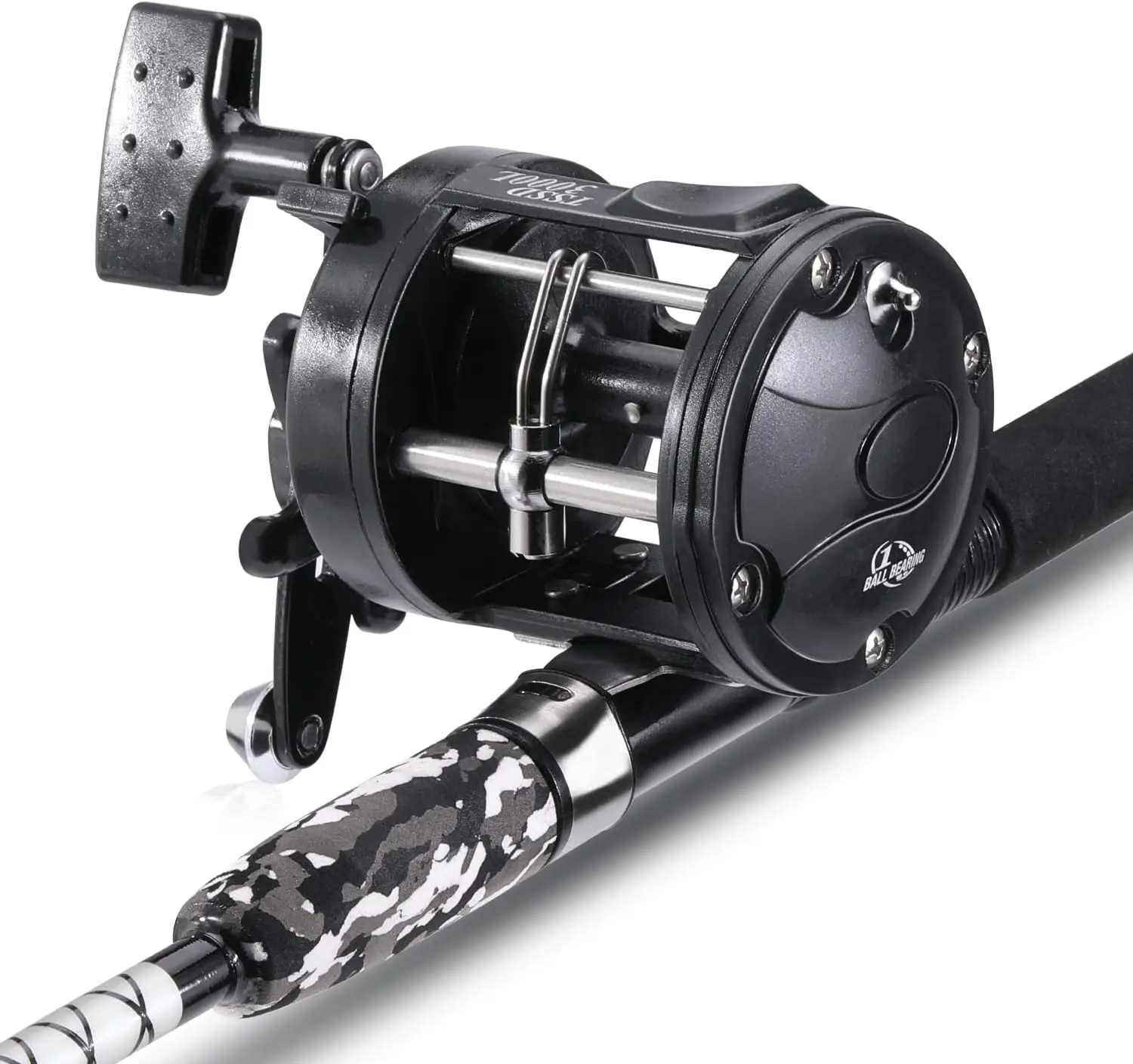 Medium Heavy Fiberglass Fishing Rod and Reel Combo 6/7ft – Heavy Duty Trolling Reel for Catfish Salmon Steelhead
Medium Heavy Fiberglass Fishing Rod and Reel Combo 6/7ft – Heavy Duty Trolling Reel for Catfish Salmon Steelhead