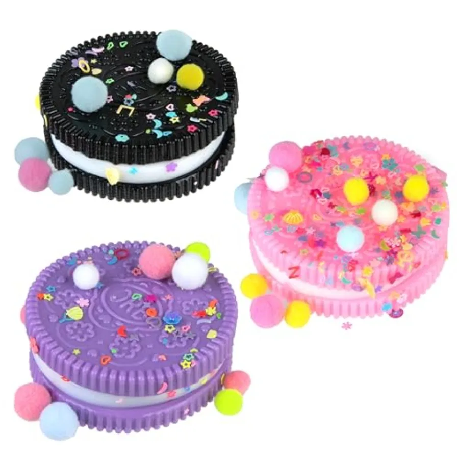 ORB Tabalicious Mega TABA Squishy Cookie Toy 3 Pack - Super Soft and Sticky Sandwich Cookie TABA Squishies - Squish, Squeeze, a
ORB Tabalicious Mega TABA Squishy Cookie Toy 3 Pack - Super Soft and Sticky Sandwich Cookie TABA Squishies - Squish, Squeeze, a