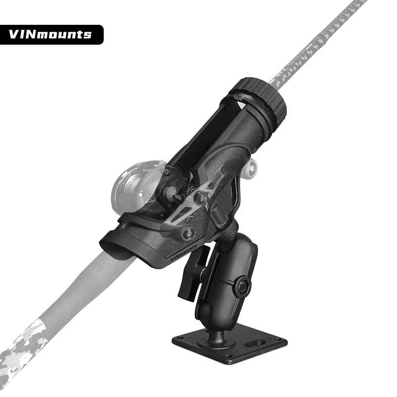 VINmounts Kayak fishing rod holder 360° adjustable rod mount with ball base suitable for kayak, boat and raft fishing gear
VINmounts Kayak fishing rod holder 360° adjustable rod mount with ball base suitable for kayak, boat and raft fishing gear
