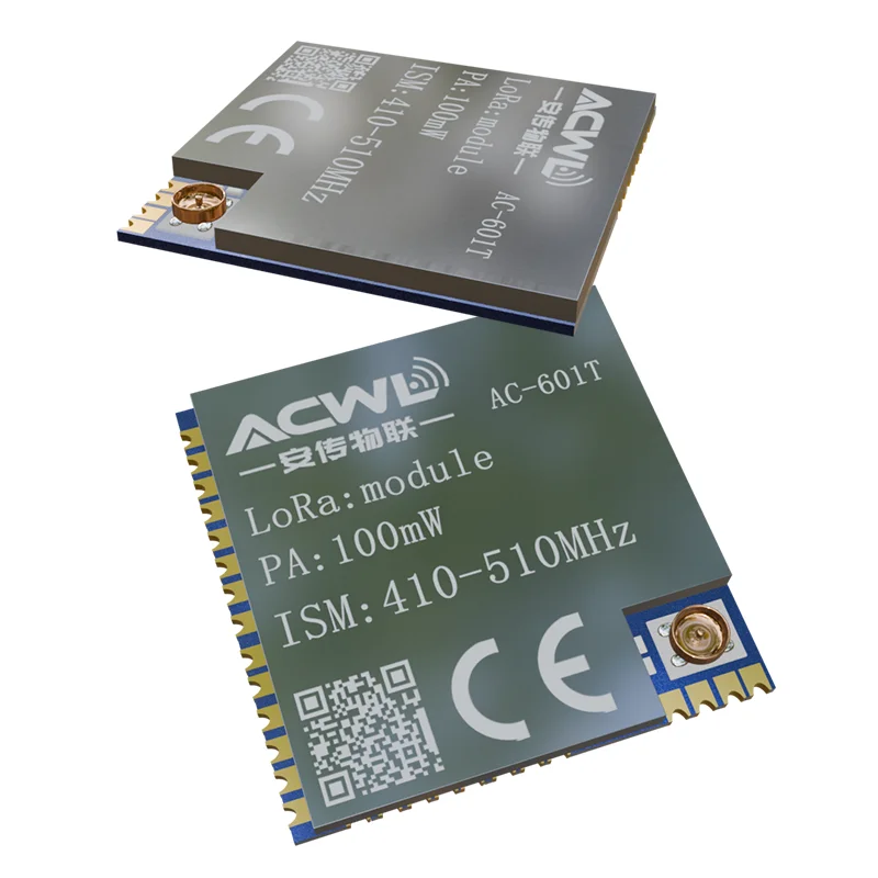AC601T-2W Радиочастотный модуль LoRa, диапазон 6 км, чувствительность–129 дБм, сна 3,9 мкА для IIoT/AMR, промышленный трансивер LoRa
AC601T-2W Радиочастотный модуль LoRa, диапазон 6 км, чувствительность–129 дБм, сна 3,9 мкА для IIoT/AMR, промышленный трансивер LoRa