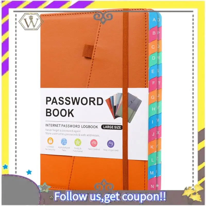 New Password Keeper Book With Colorful Alphabetical Tabs And Two Bookmarks, For Seniors 8.4X5.9Inch, Internet Address
New Password Keeper Book With Colorful Alphabetical Tabs And Two Bookmarks, For Seniors 8.4X5.9Inch, Internet Address