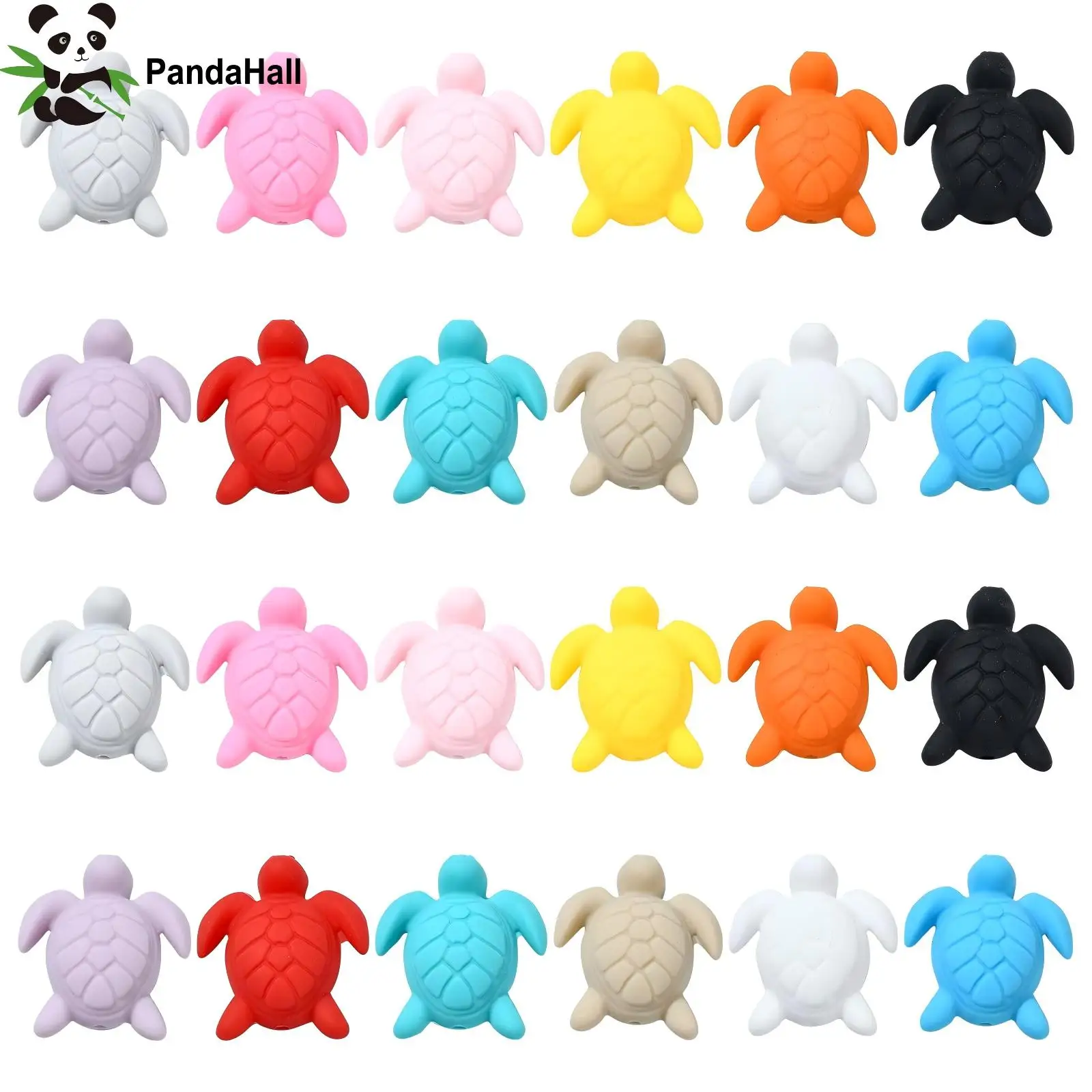 Pandahall 24Pcs Sea Turtle Silicone Beads Colorful Ocean Animal Silicone Focal Beads for Keychain Necklace Bracelet Making
Pandahall 24Pcs Sea Turtle Silicone Beads Colorful Ocean Animal Silicone Focal Beads for Keychain Necklace Bracelet Making