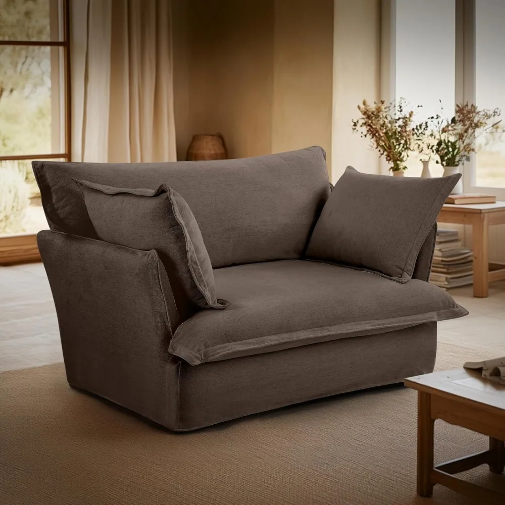 50.4" Oversized Accent Chair,Single Sofa Chair with Deep Seat,Upholstered Cloud Chairs with 2 Pillows, Soft Comfy Armchair with
50.4" Oversized Accent Chair,Single Sofa Chair with Deep Seat,Upholstered Cloud Chairs with 2 Pillows, Soft Comfy Armchair with