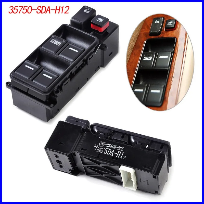 35750-SDA-H12 is suitable for 03-07 7th generation Accord glass lifter switch main control switch
35750-SDA-H12 is suitable for 03-07 7th generation Accord glass lifter switch main control switch