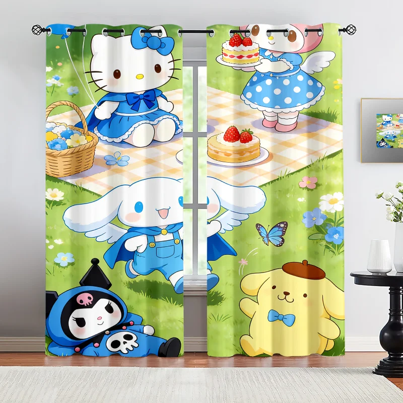 Magical Sanrio Angel Blackout Curtains 85% Light Blocking Cartoon Grommet Window Drapes For Girls Bedroom Living Room Home Decor
Magical Sanrio Angel Blackout Curtains 85% Light Blocking Cartoon Grommet Window Drapes For Girls Bedroom Living Room Home Decor