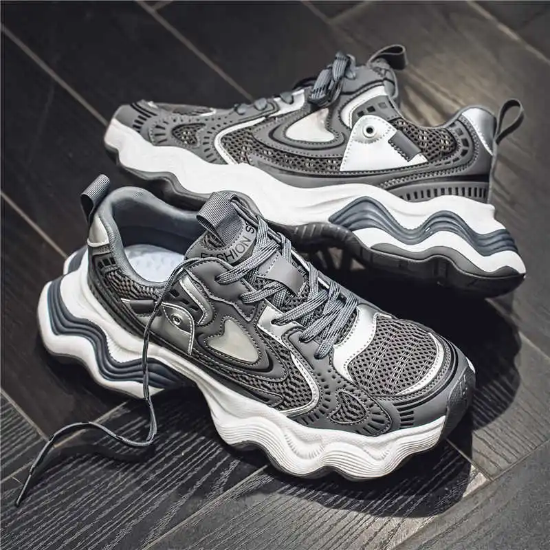 Fall Thick Heel Designer Men's Shoes Basketball Men's Running Boots Luxury Brand Sneakers Men Sport Shouse Tenes Mascolino
Fall Thick Heel Designer Men's Shoes Basketball Men's Running Boots Luxury Brand Sneakers Men Sport Shouse Tenes Mascolino