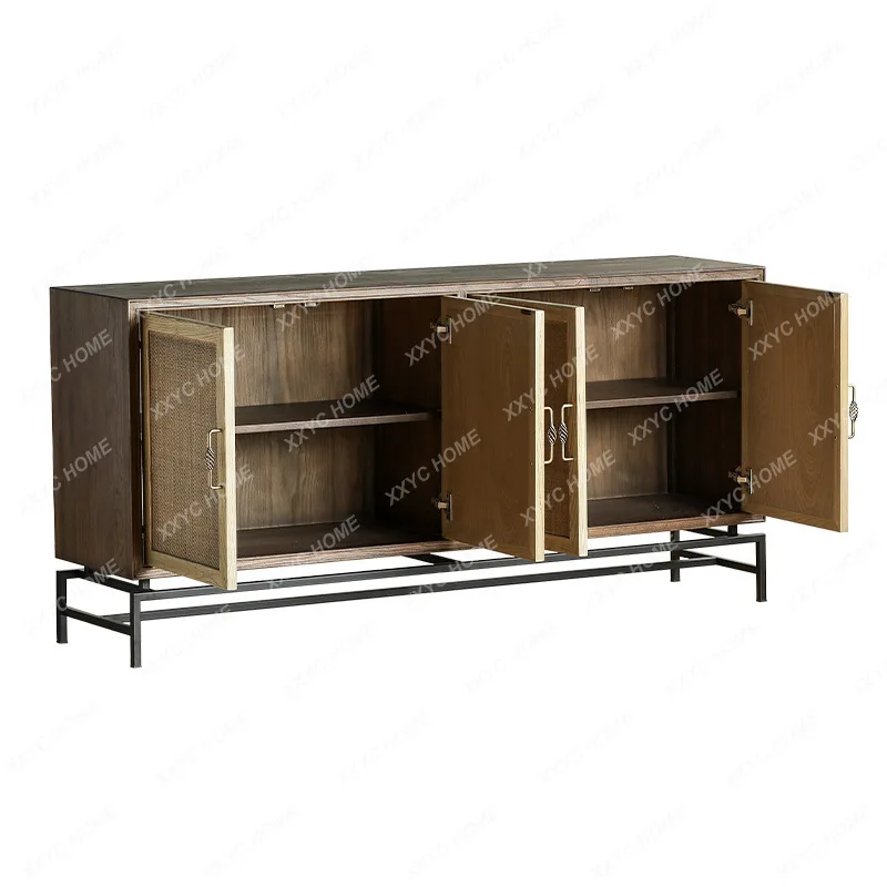 Vintage Solid Wood Living Room Sideboard Cabinet Rattan Storage Cabinet Storage Cabinet Entrance Cabinet
Vintage Solid Wood Living Room Sideboard Cabinet Rattan Storage Cabinet Storage Cabinet Entrance Cabinet