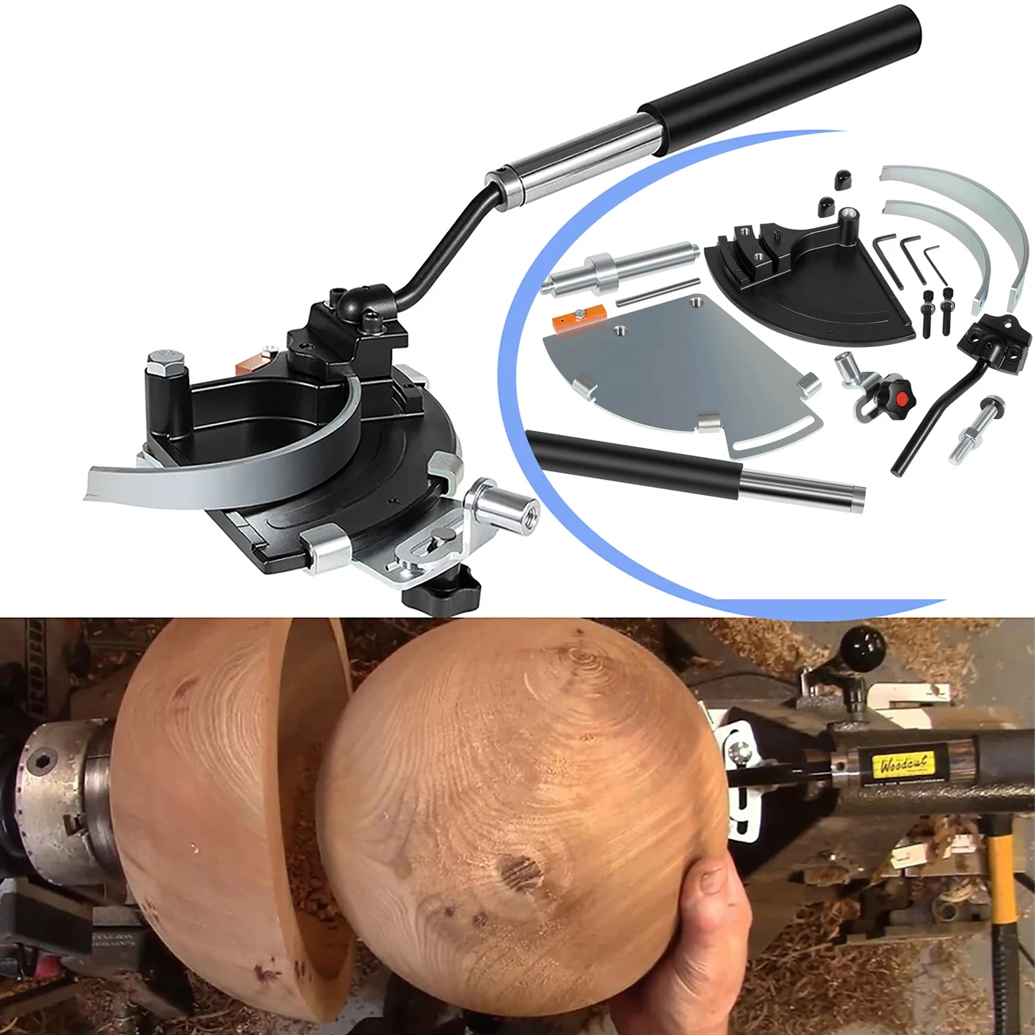 Woodcut Tools Bowlsaver Original Complete System with Two Knives for Coring Bowl Blanks 3" to 12" on Woodturning Lathe
Woodcut Tools Bowlsaver Original Complete System with Two Knives for Coring Bowl Blanks 3" to 12" on Woodturning Lathe