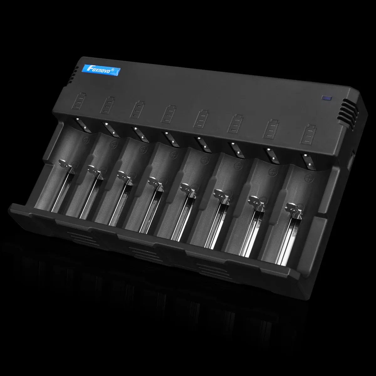 Интеллектуальный: с несколькими слотами для литий-ионных и перезаряжаемых аккумуляторов, портативный, функциональный.
Интеллектуальный: с несколькими слотами для литий-ионных и перезаряжаемых аккумуляторов, портативный, функциональный.