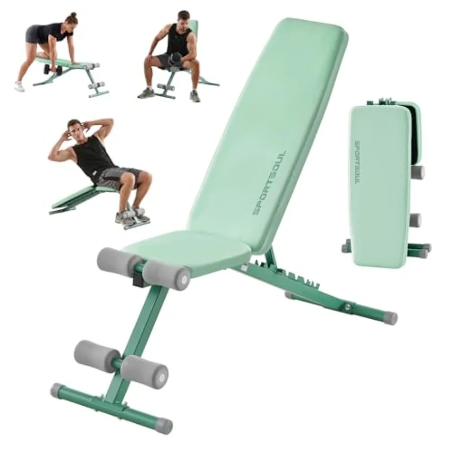 880LB Weight Bench for Home Gym, 8-Position Backrest Adjustable Workout Bench for Strength Training Incline Decline Flat, Folda
880LB Weight Bench for Home Gym, 8-Position Backrest Adjustable Workout Bench for Strength Training Incline Decline Flat, Folda