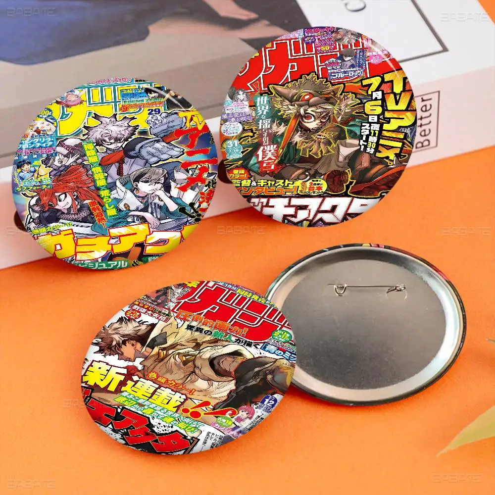 Supernatural Combat Anime G-Gachiakuta 32/44/58mm Brooches Handmade Pins For Backpack Jewelry Accessories Gifts Creative Badge
Supernatural Combat Anime G-Gachiakuta 32/44/58mm Brooches Handmade Pins For Backpack Jewelry Accessories Gifts Creative Badge